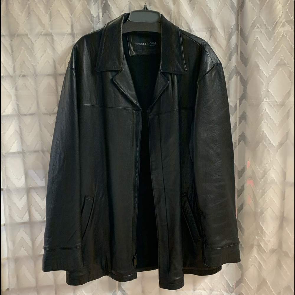 Kenneth Cole Lather Jacket